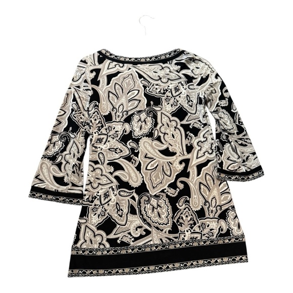 INC International Concepts Embellished Split Neck Top - Picture 5 of 5